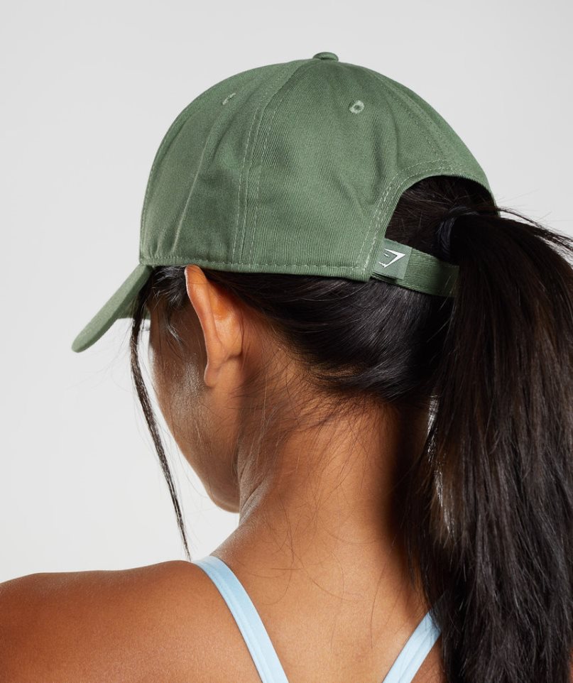 Gymshark Sharkhead Caps Green | NZ 7GCJPH